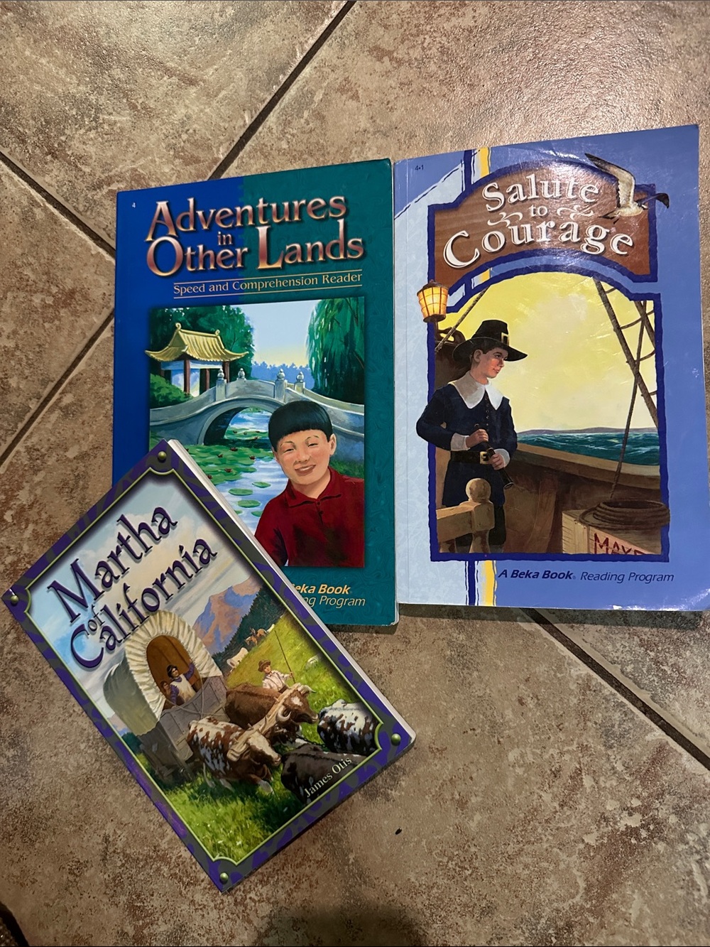 A Beka 4th Grade Reading Books Lot of 3 Homeschool Readers Abeka